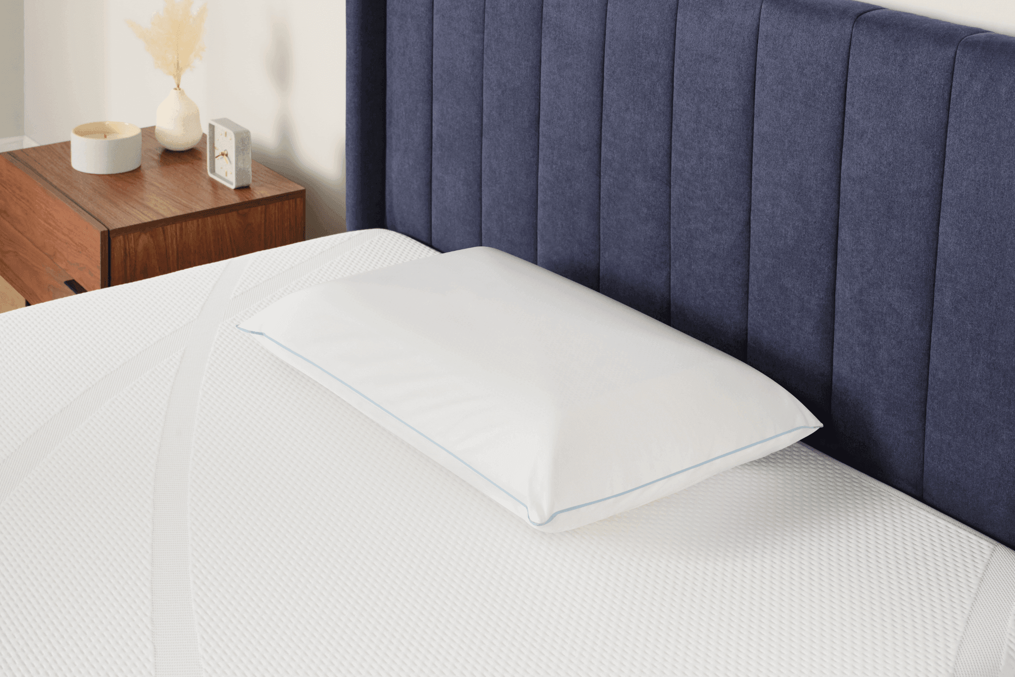 Cloud Dual Cooling Pillow on mattress